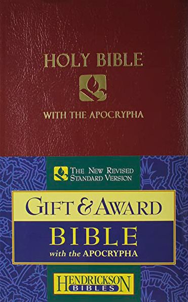 NRSV Gift and Award Bible with the Apocrypha: New Revised Standard Version, Burgundy Imitation Leather