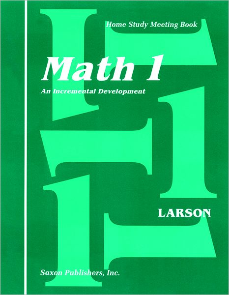 Saxon Math 1 Homeschool: Student's Meeting Book 1st Edition