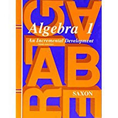 Algebra I: An Incremental Development