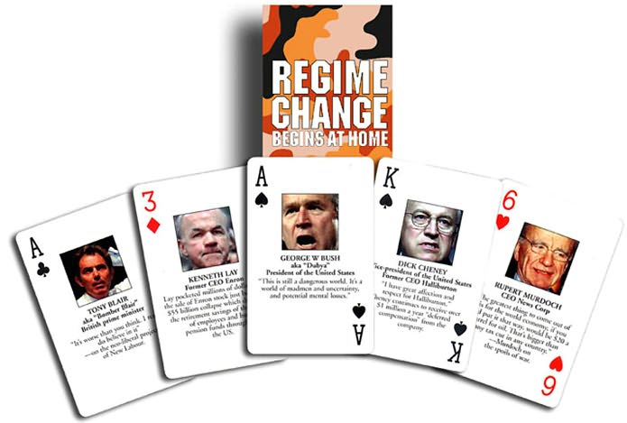 Regime Change Begins at Home: A Set of Playing Cards for the Vigilant Citizen
