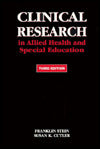 Clinical Research in Allied Health and Special Education