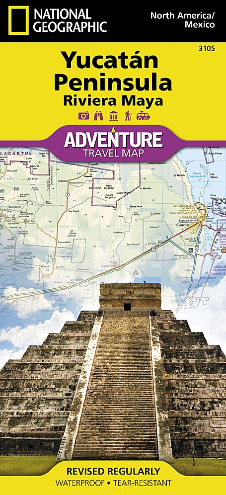 Northern Yucatan/Maya Sites Map