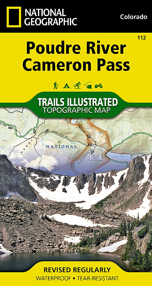 Poudre River/Cameron Pass, Colorado Map