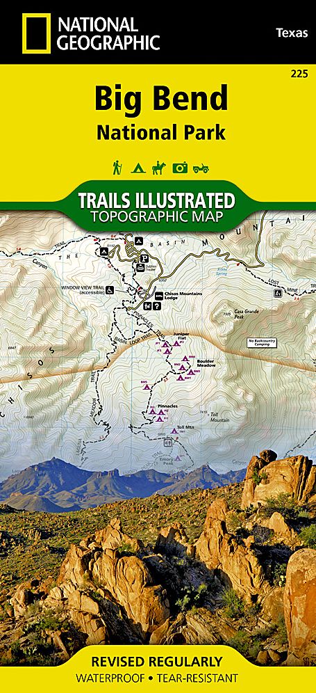 Big Bend National Park, Texas Map