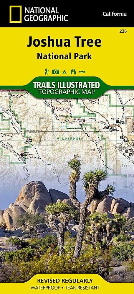 Joshua Tree National Park, California Map