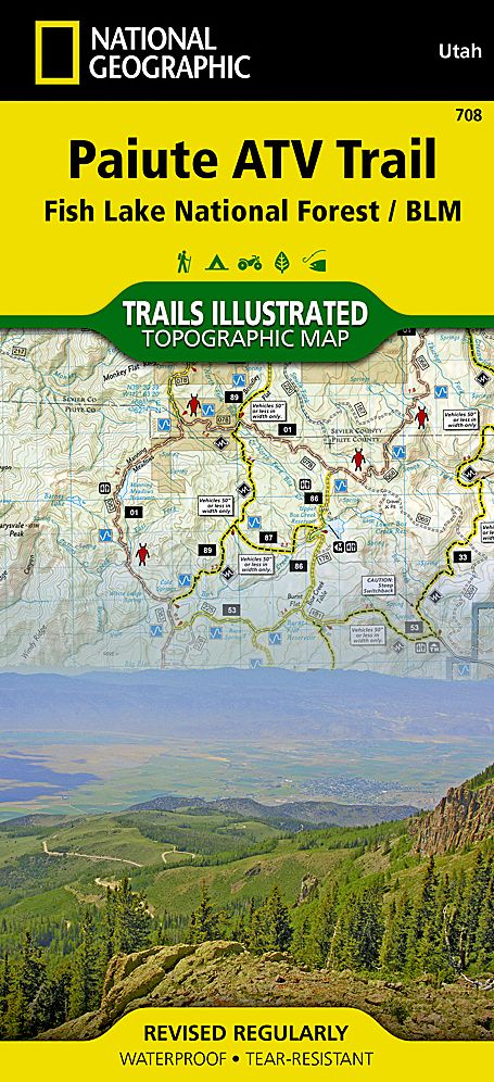 Paiute ATV Trail, Utah Map