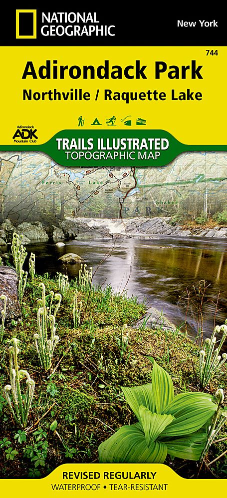Adirondack Park, New York (Northville/Raquette Lake) Map