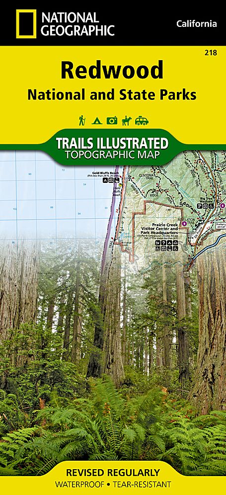 Redwood National Park, California Map