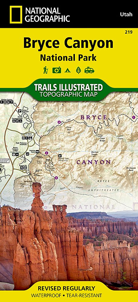 Bryce Canyon National Park, Utah Map