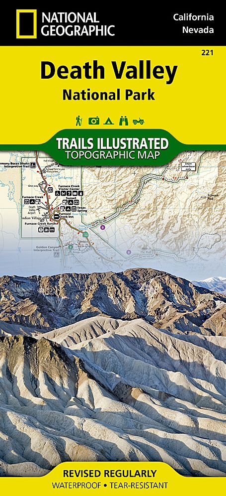 Death Valley National Park, California/Nevada Map