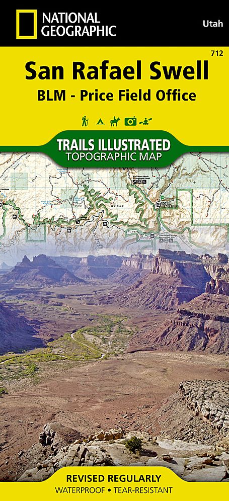 San Rafael Swell, Utah Map