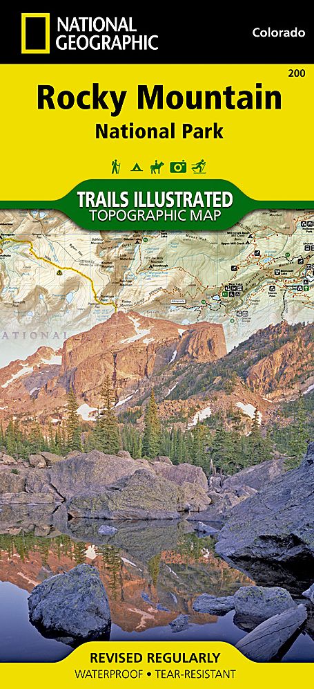 Rocky Mountain National Park, Colorado Map