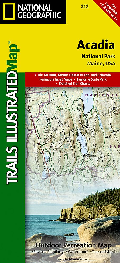 Acadia National Park, Maine Map