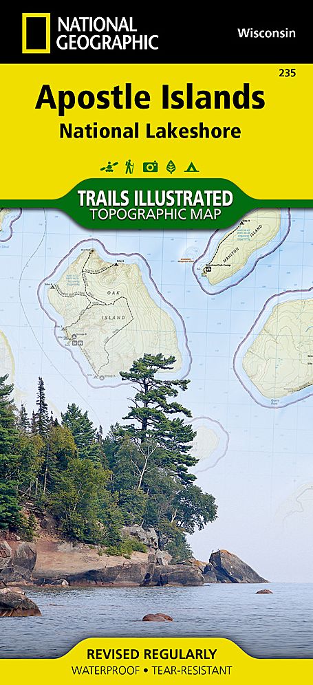 Apostle Islands National Lakeshore, Wisconsin Map