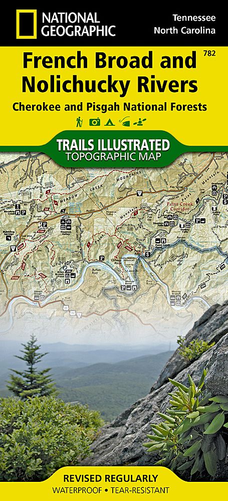 Cherokee/Pisgah National Forests, Tennessee/North Carolina Map