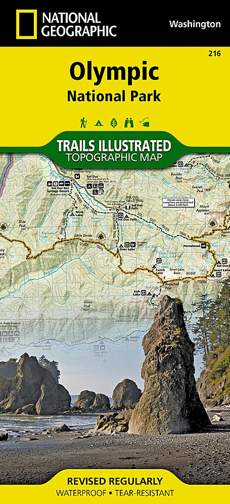 Olympic National Park, Washington Map