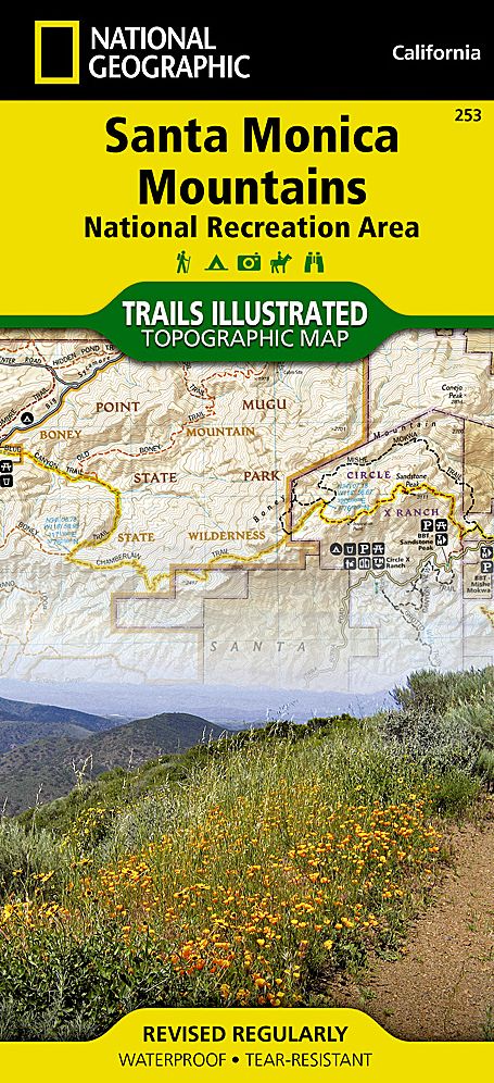 Santa Monica Mountains National Recreation Area, California Map