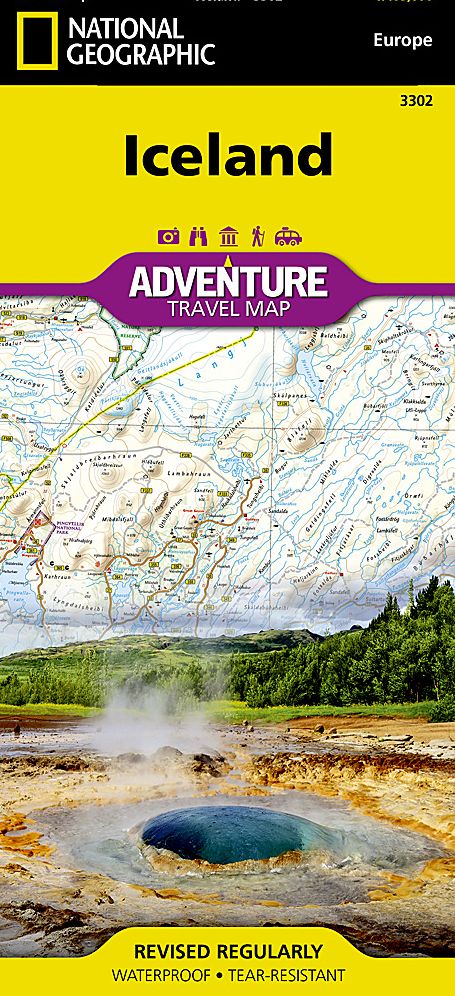 Iceland Adventure Travel Map