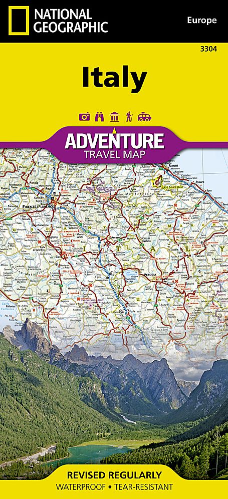 Italy Adventure Travel Map