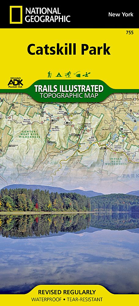 Catskill Park, New York Map