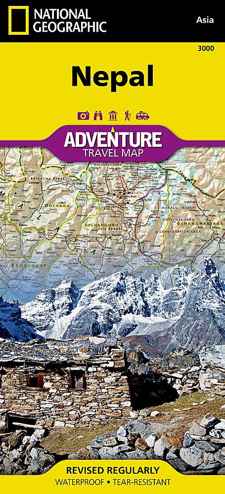 National Geographic Adventure Map Nepal