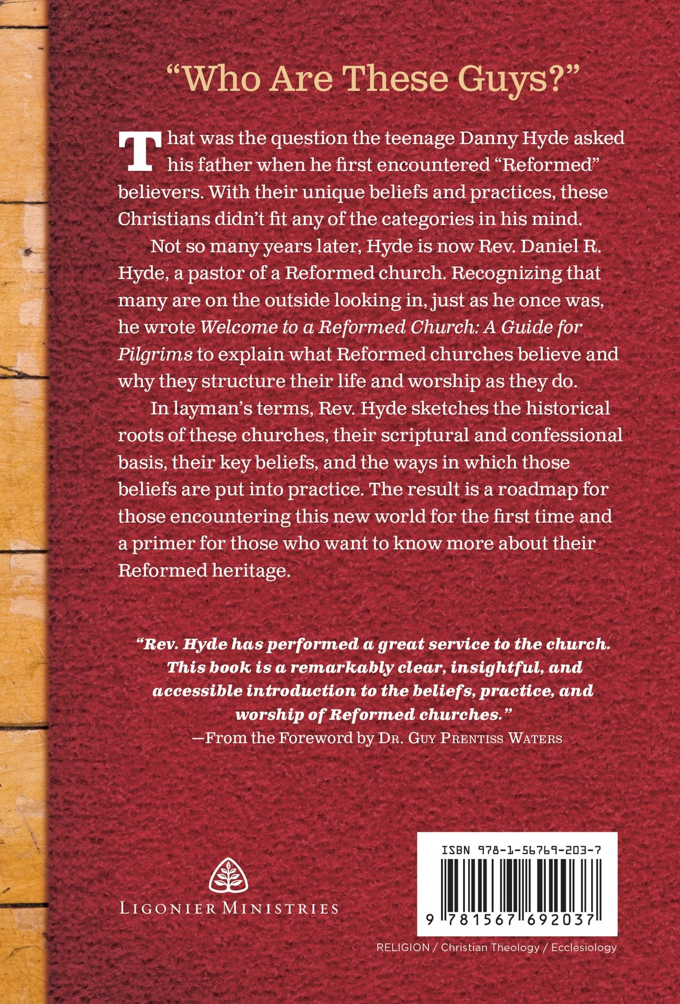 Welcome to a Reformed Church: A Guide for Pilgrims