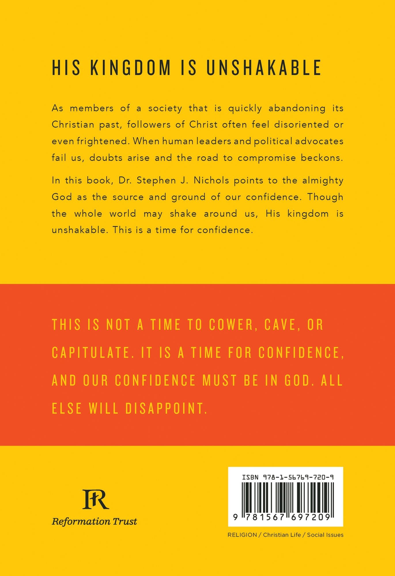 A Time for Confidence: Trusting God in a Post-Christian Society