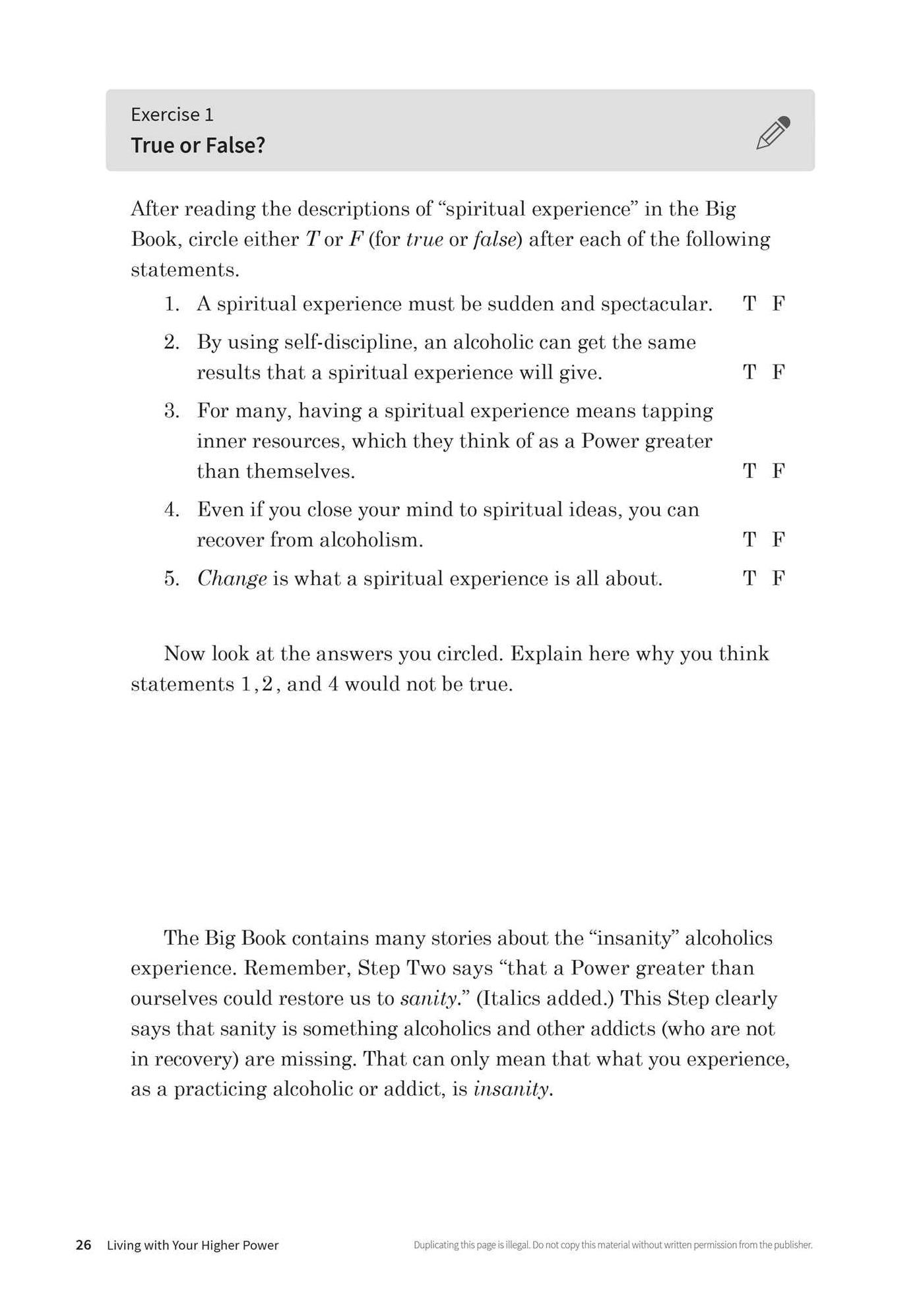 Living With Your Higher Power - Steps 1-3