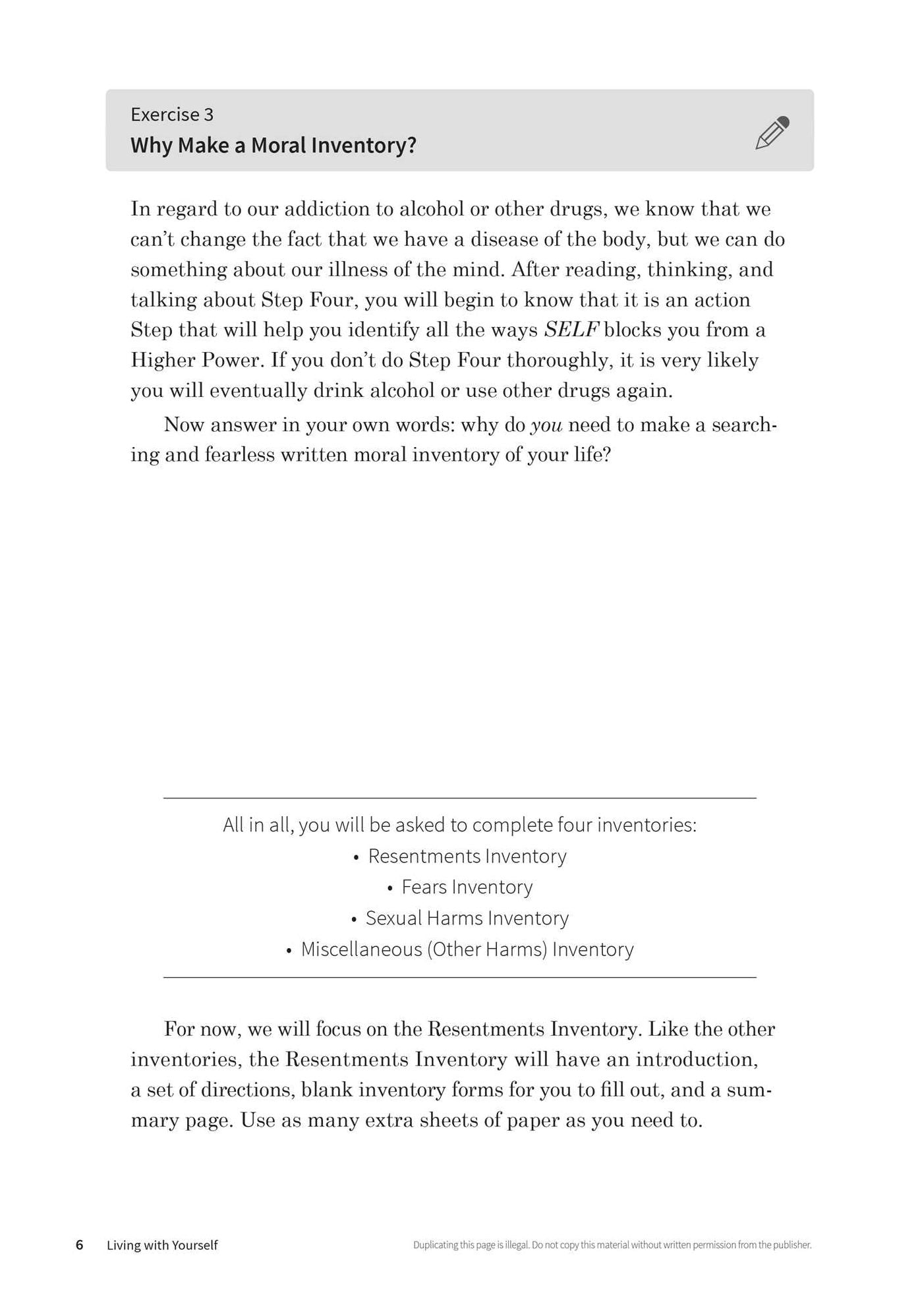 A Guide to the Big Book's Design for Living With Yourself : Steps 4-7