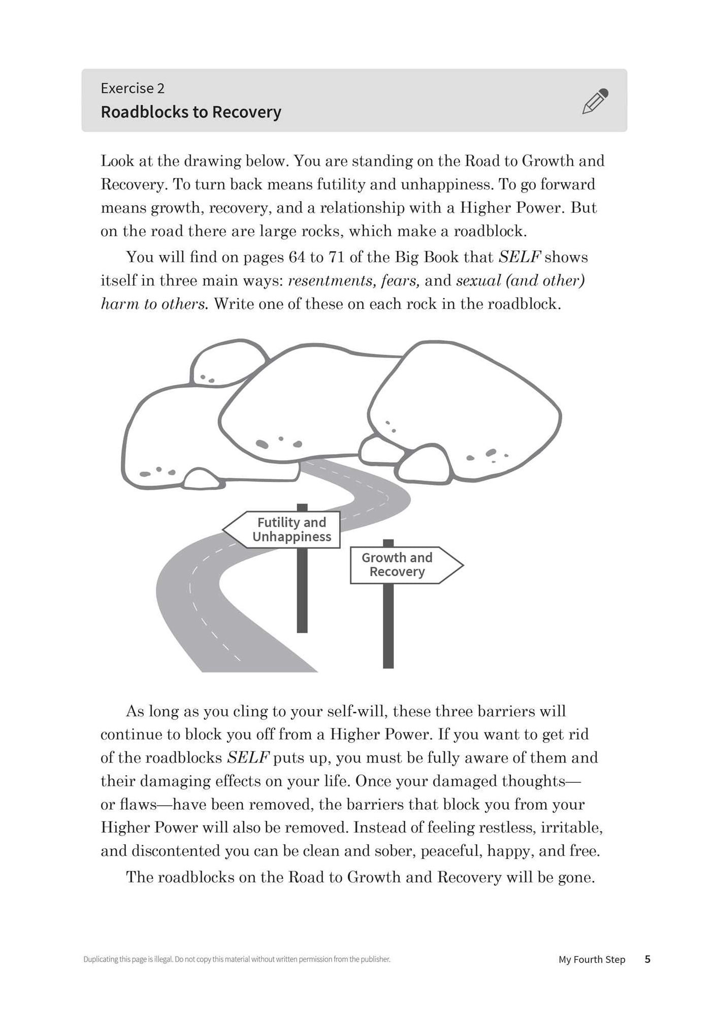 A Guide to the Big Book's Design for Living With Yourself : Steps 4-7
