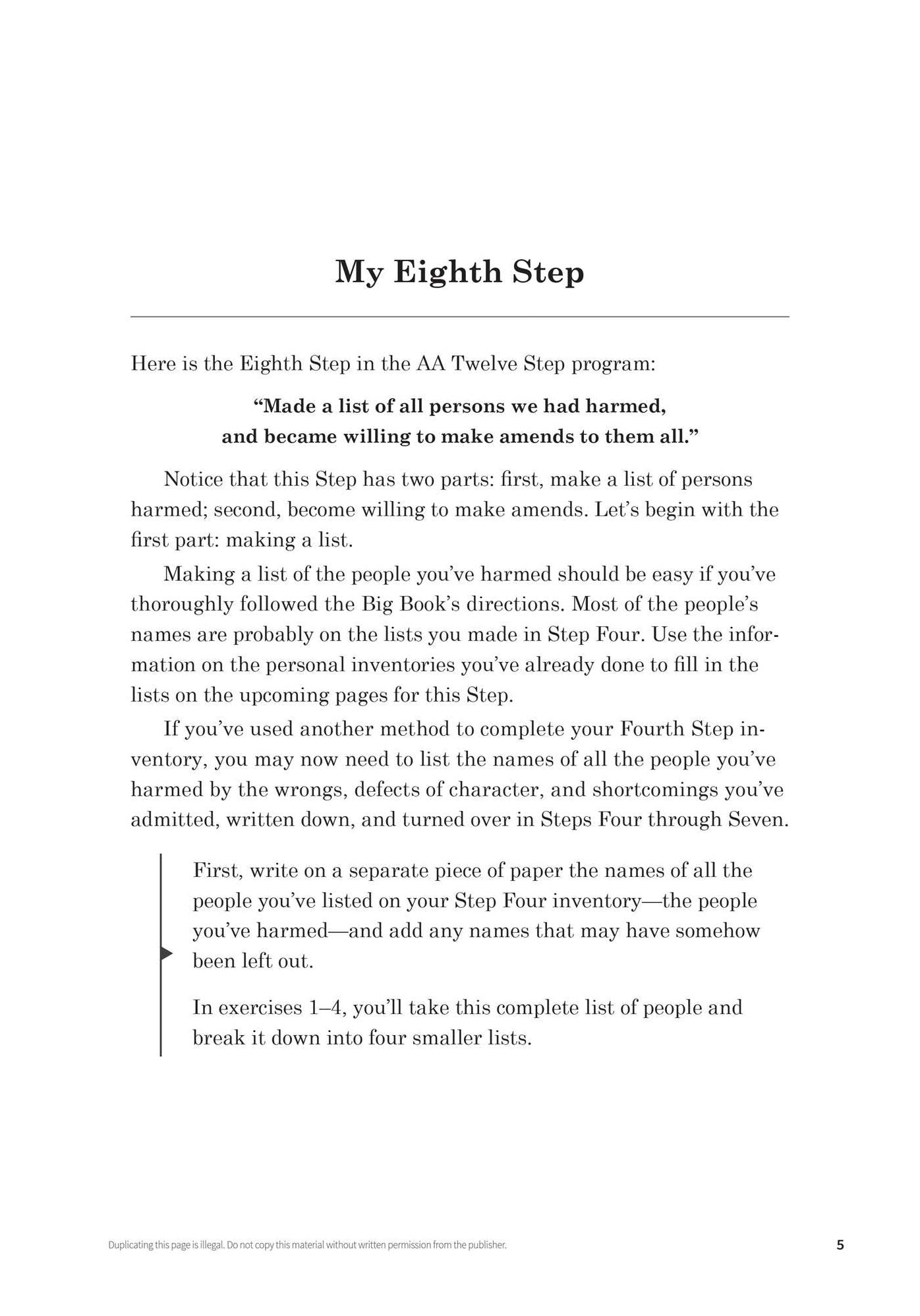 Living With Others-Workbook for Steps 8-12