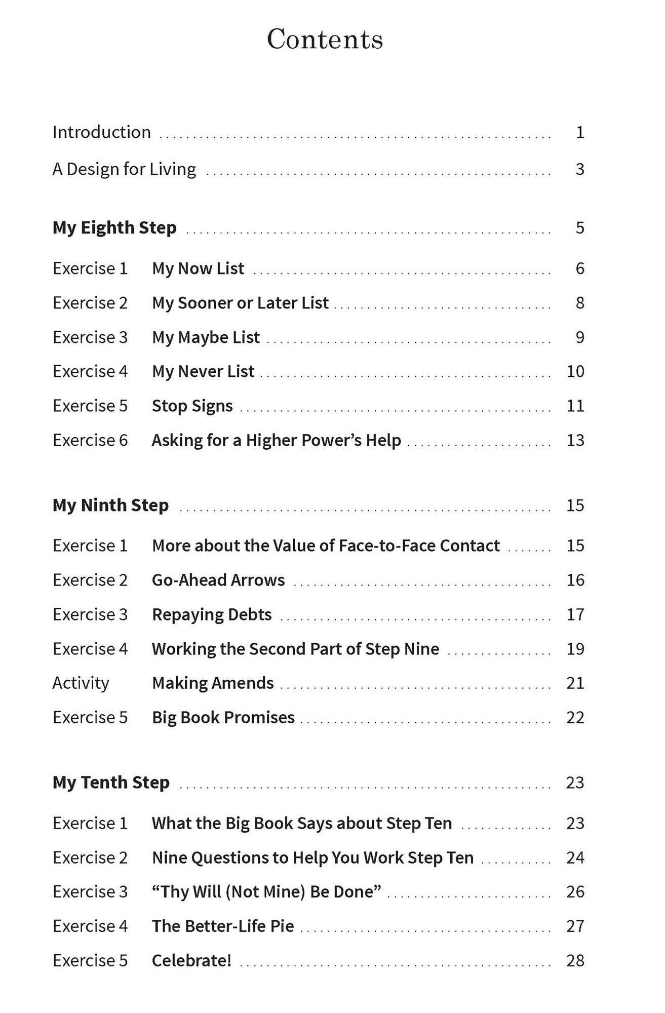 Living With Others-Workbook for Steps 8-12