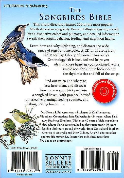 The Songbirds Bible: A Visual Directory of 100 of the Most Popular Songbirds in North America