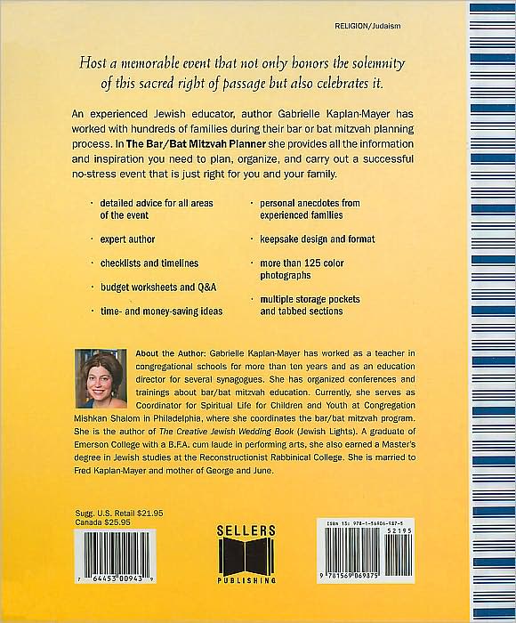 The Bar/Bat Mitzvah Planner: Everything You Need to Organize and Plan a Meaningful Ceremony and a Joyous Celebration