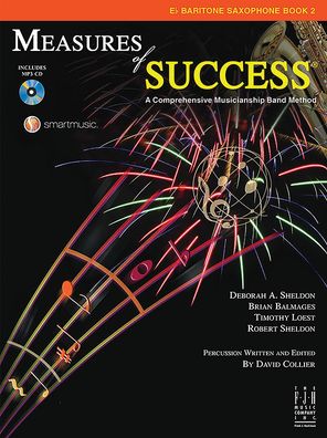 Measures of Success: Bartitone Sax. Book 2-With Cd