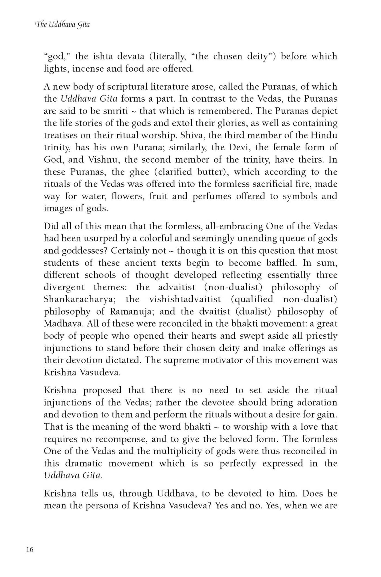 The Uddhava Gita: The Final Teaching of Krishna