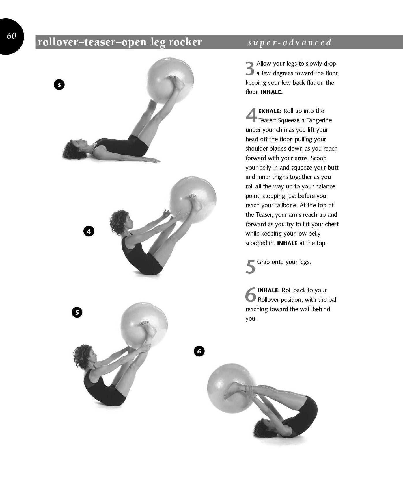 Ellie Herman's Pilates Workbook on the Ball: Illustrated Step-by-Step Guide