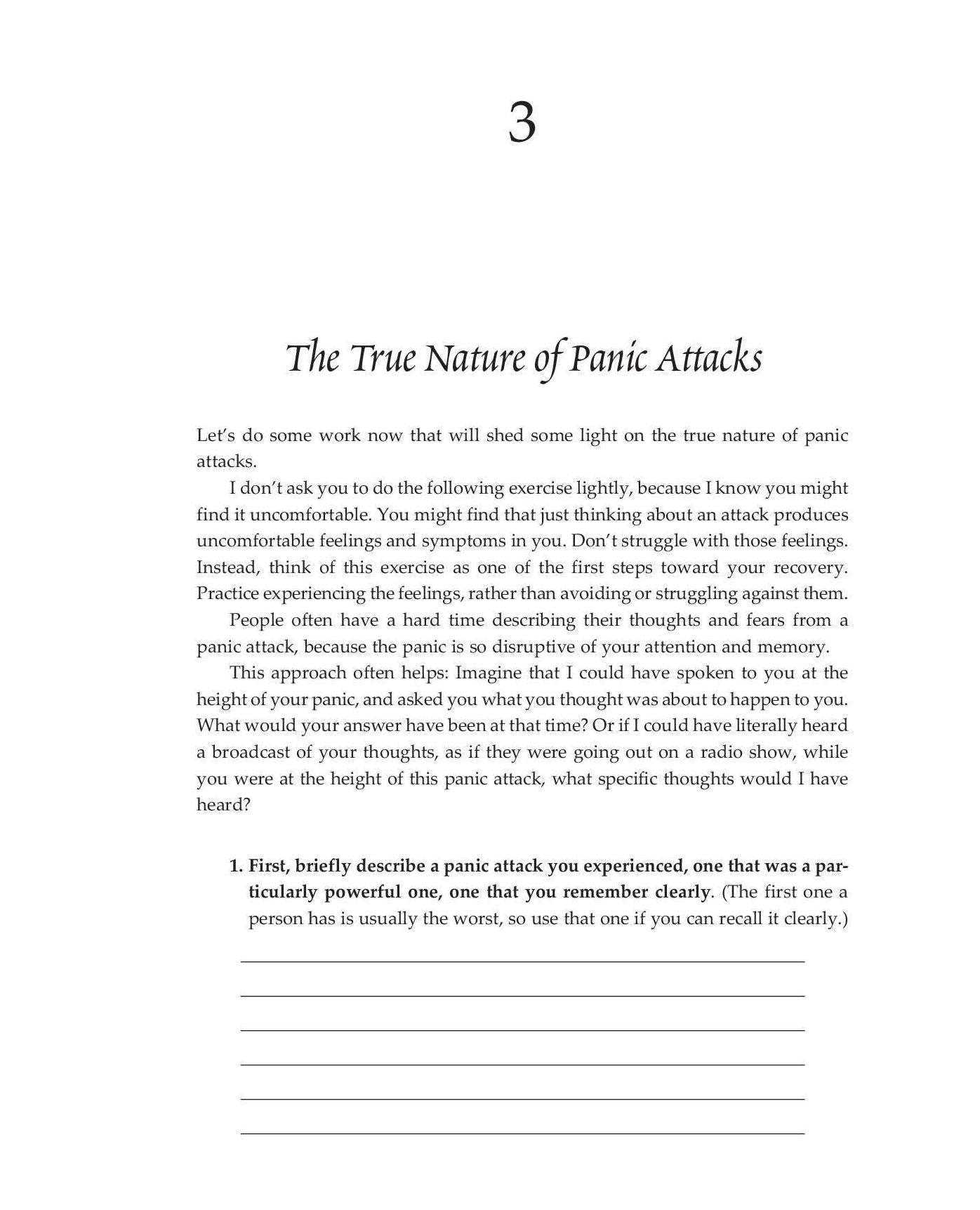 Panic Attacks Workbook: A Guided Program for Beating the Panic Trick