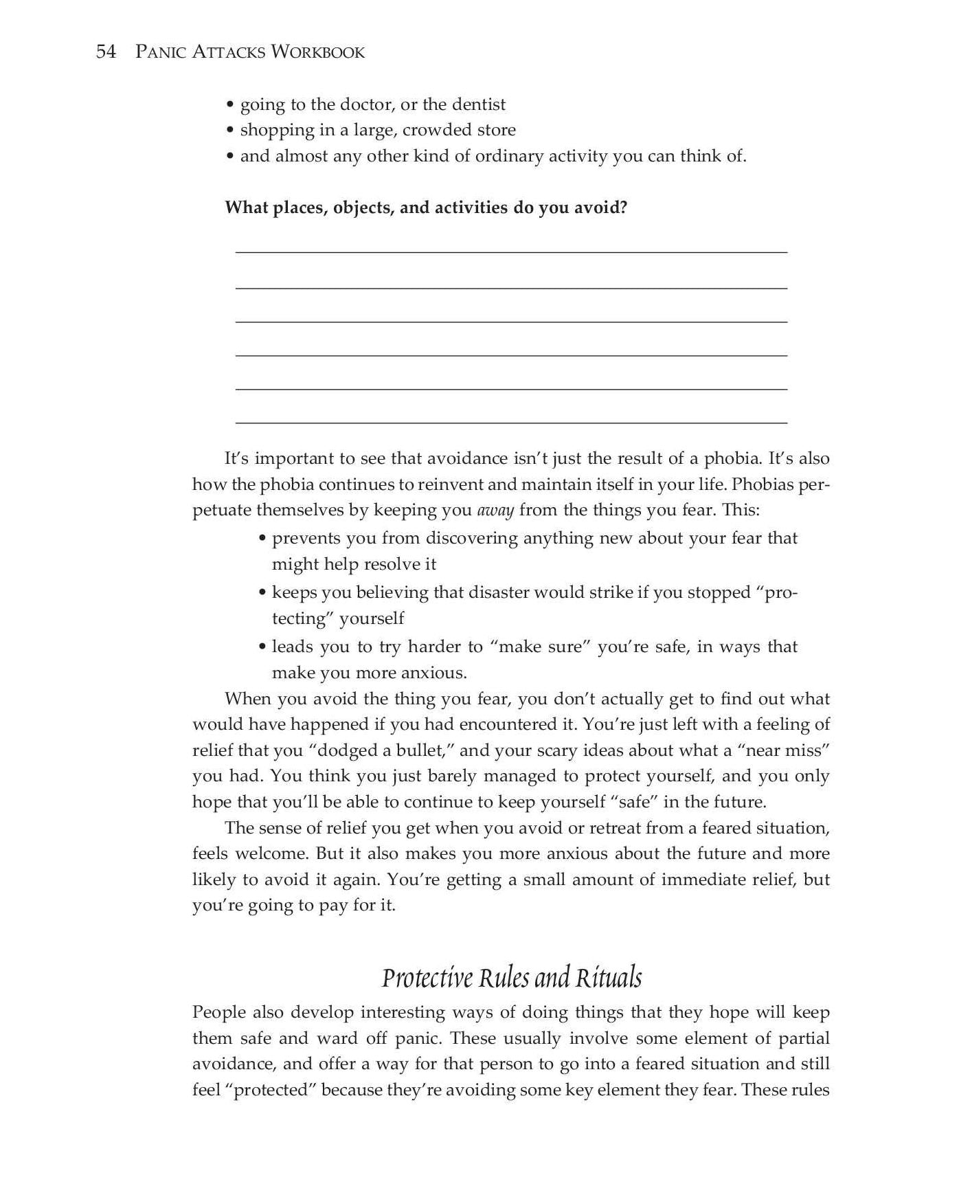 Panic Attacks Workbook: A Guided Program for Beating the Panic Trick