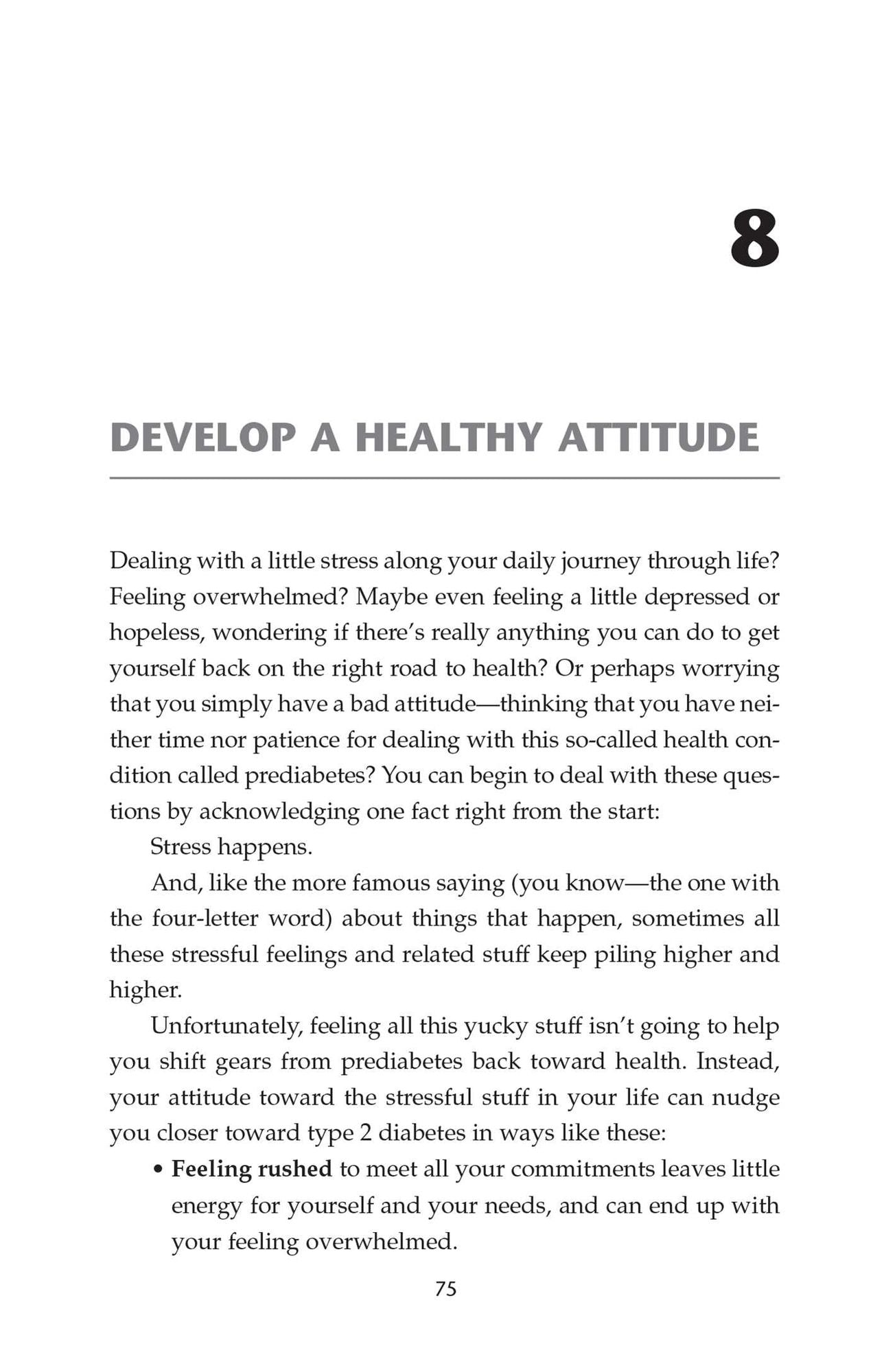 Prediabetes Wake-up Call: A Personal Road Map to Prevent Diabetes
