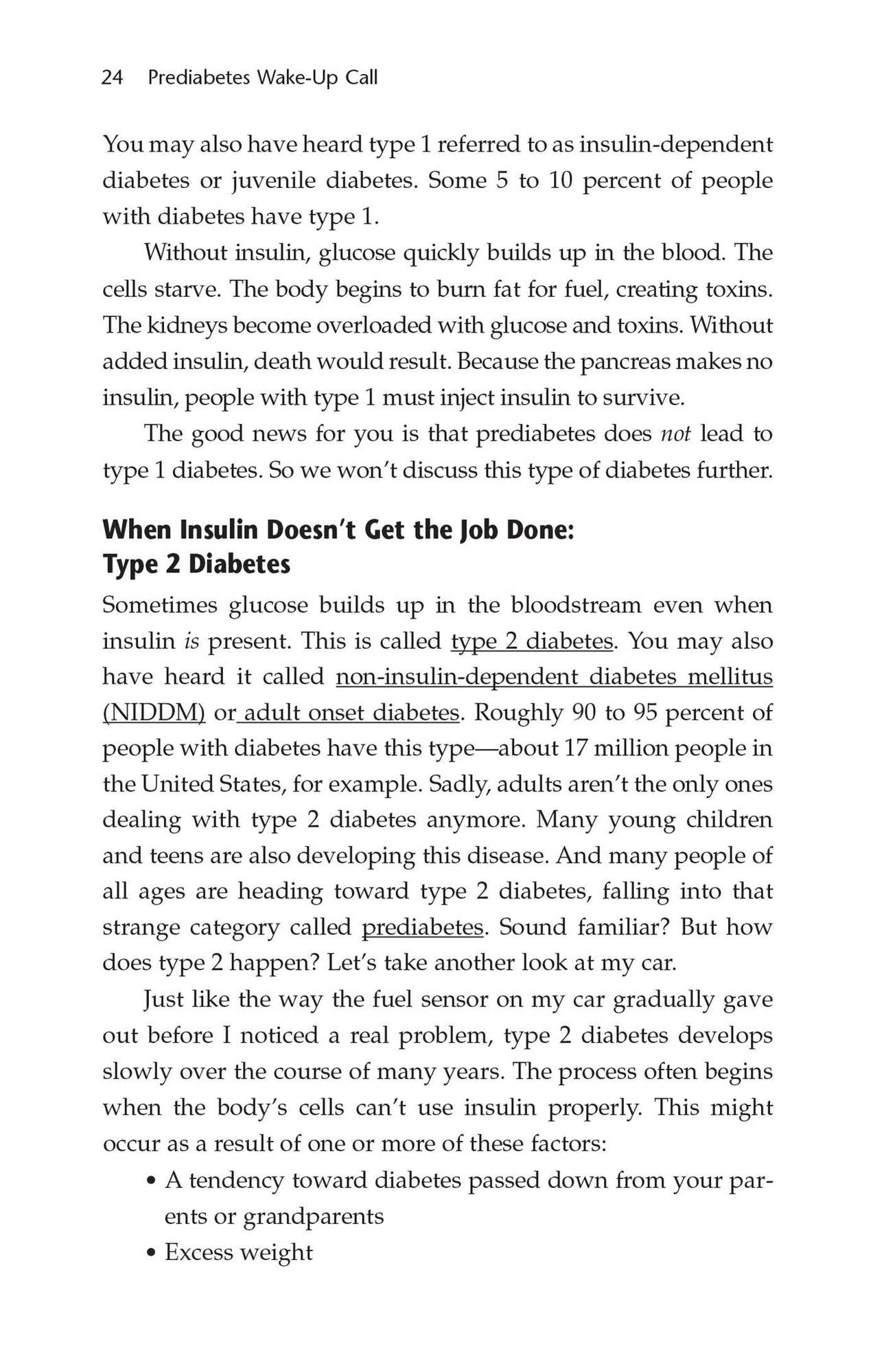 Prediabetes Wake-up Call: A Personal Road Map to Prevent Diabetes