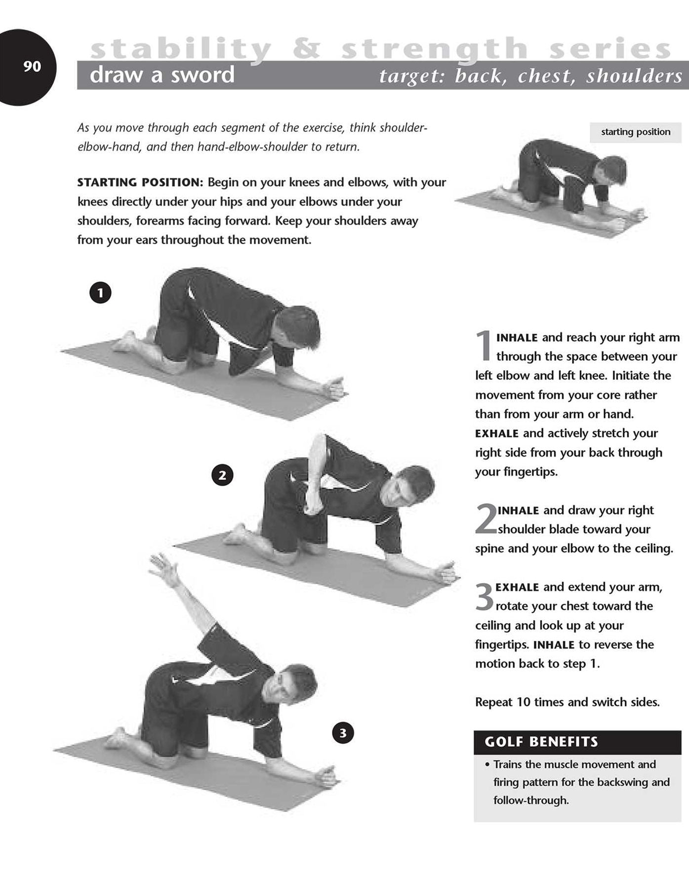 Golfer's Guide to Pilates: Step-by-Step Exercises to Strengthen Your Game