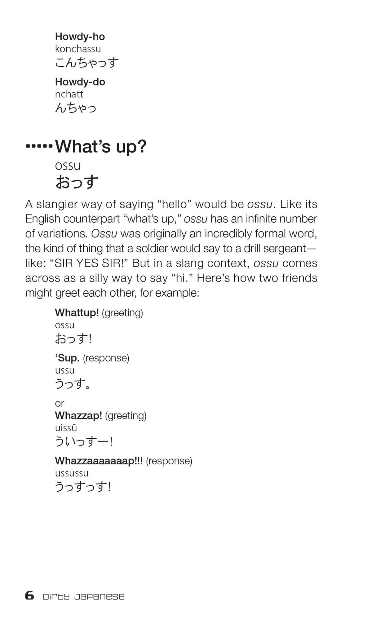 Dirty Japanese: Everyday Slang from What's Up to F*ck Off!