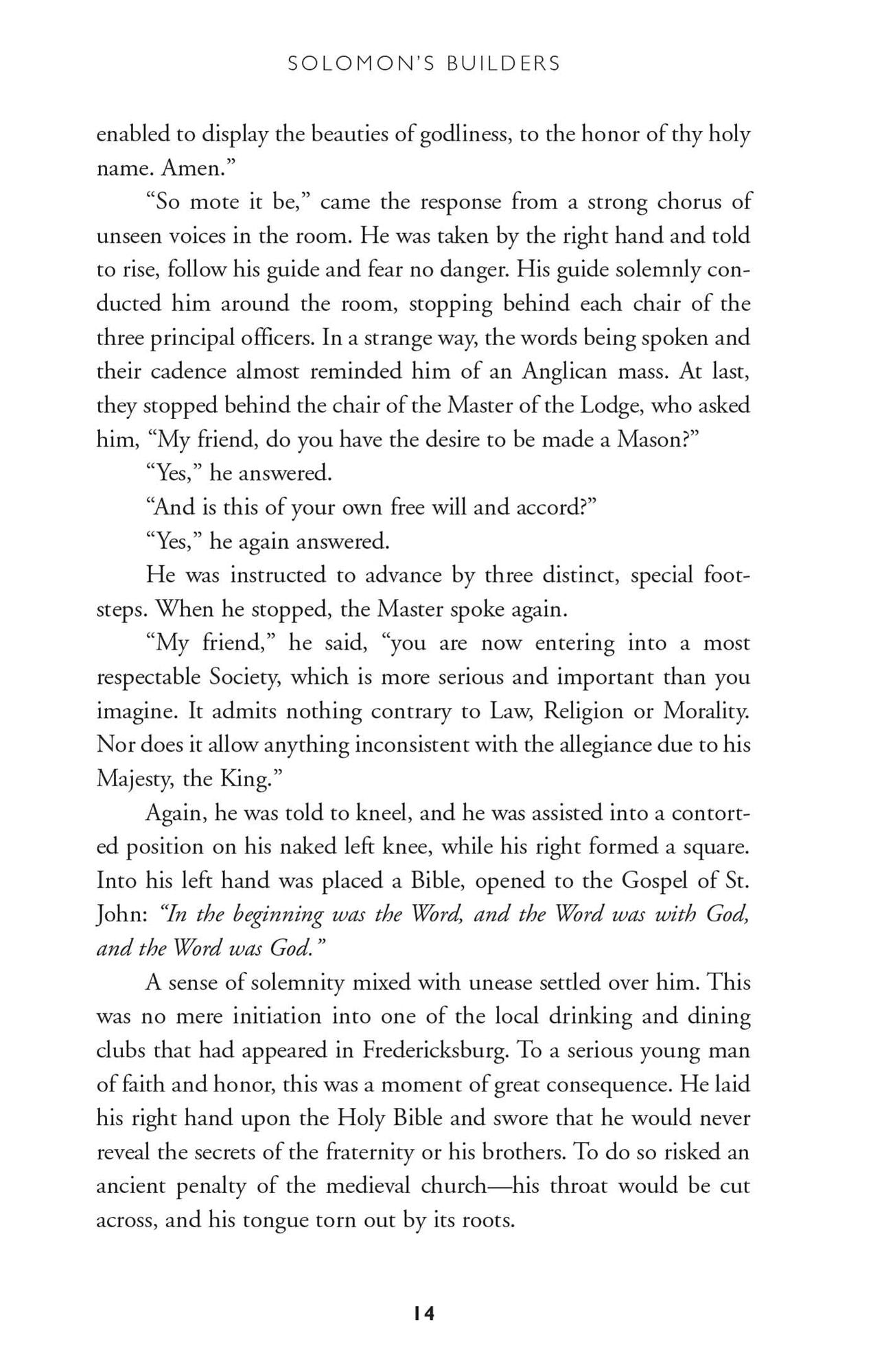 Solomon's Builders: Freemasons, Founding Fathers and the Secrets of Washington D.C.