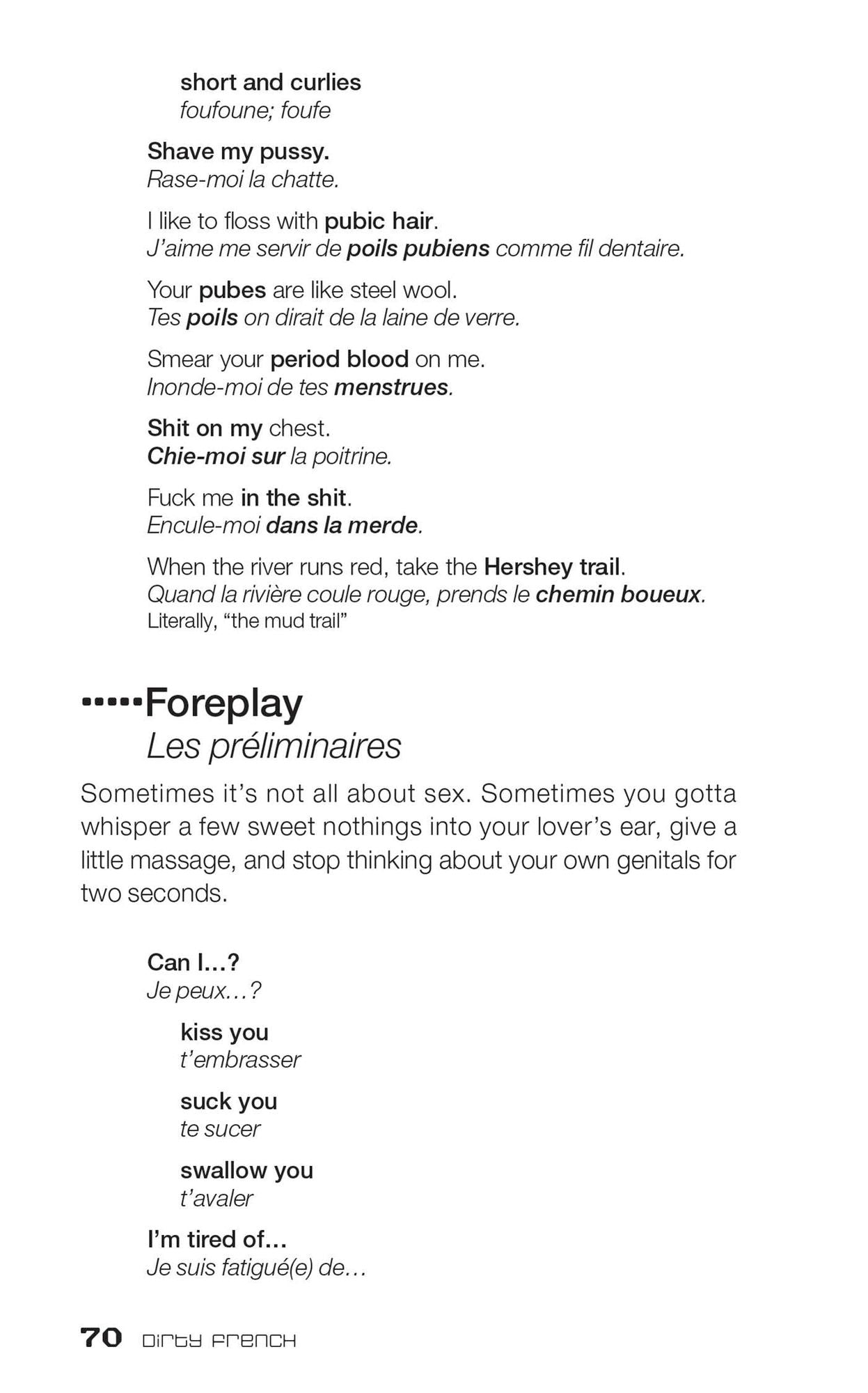Dirty French: Everyday Slang from What's up? to F*%# Off!