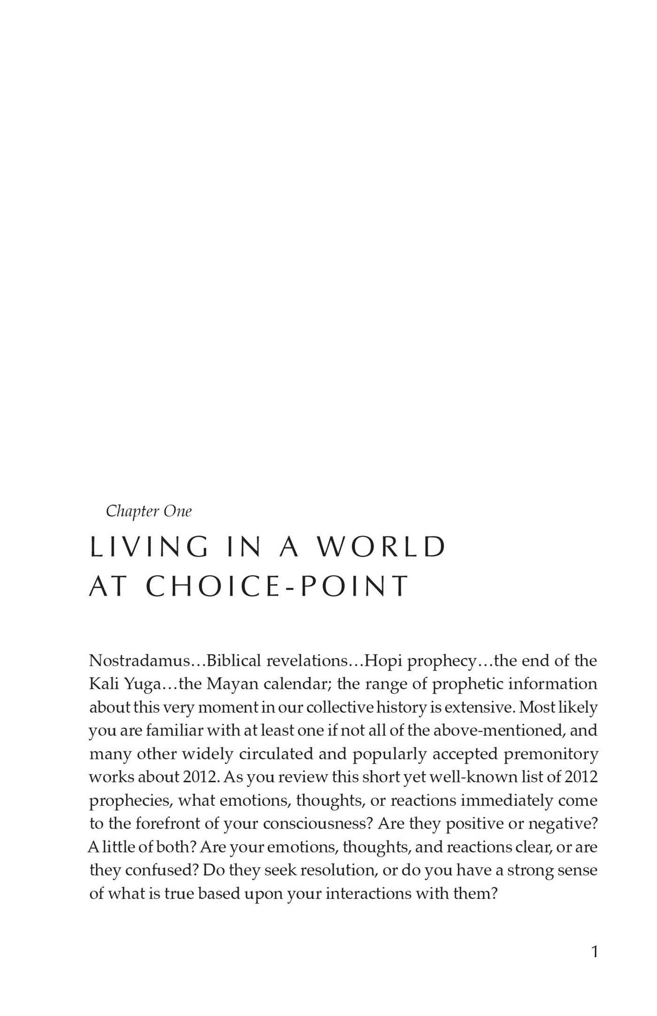 2012 Awakening: Choosing Spiritual Enlightenment Over Armageddon