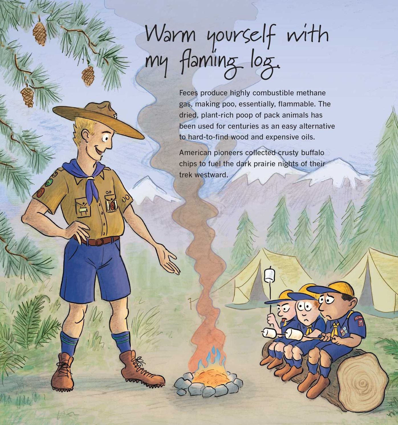 Everybody Poops 410 Pounds a Year: An Illustrated Bathroom Companion for Grown-Ups