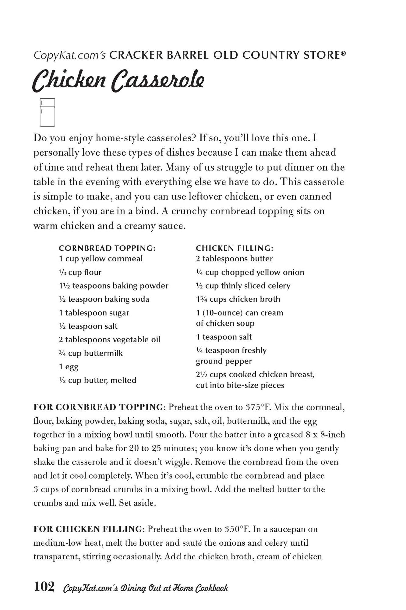 CopyKat.com's Dining Out at Home Cookbook: Recipes for the Most Delicious Dishes from America's Most Popular Restaurants