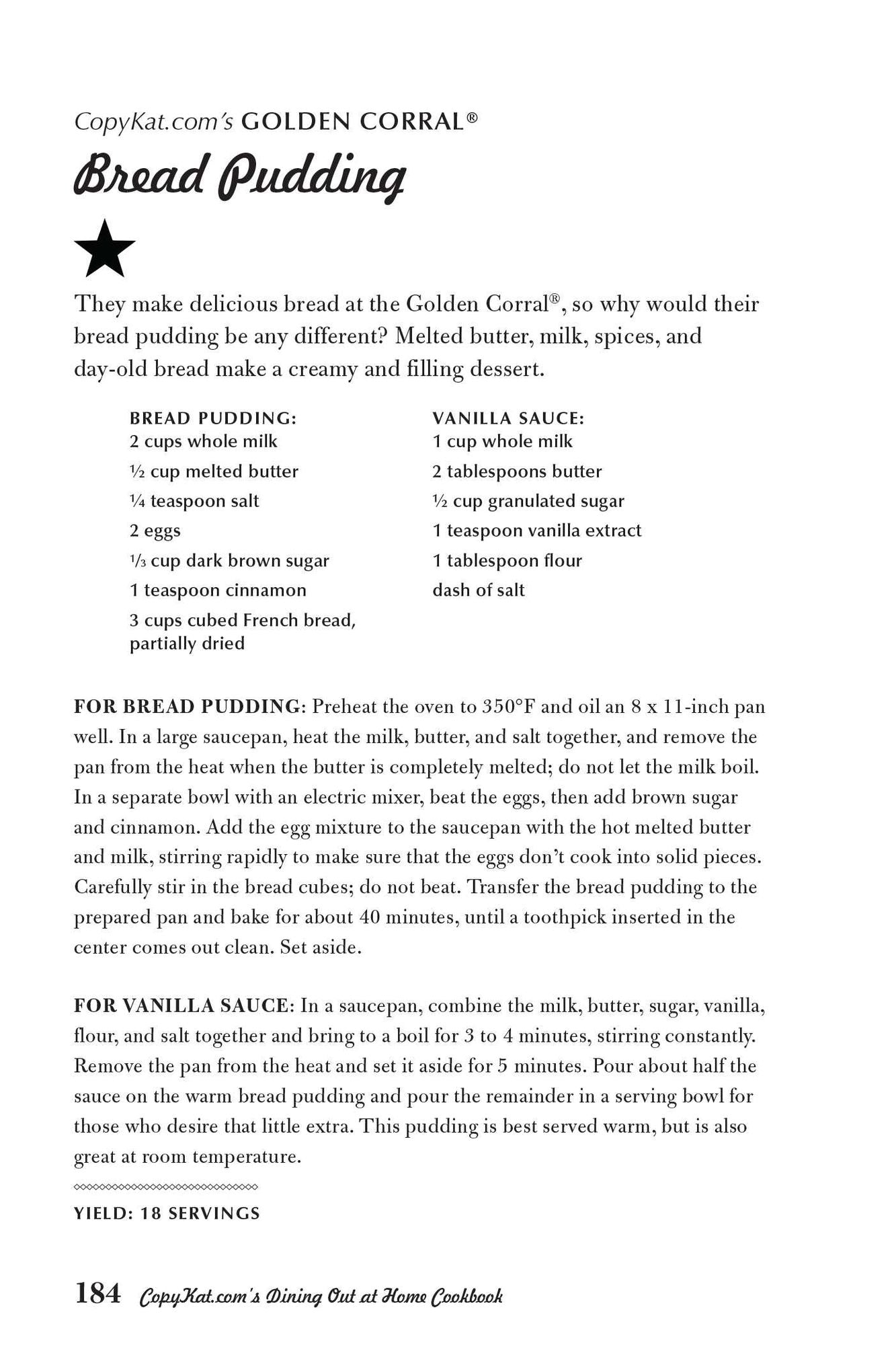CopyKat.com's Dining Out at Home Cookbook: Recipes for the Most Delicious Dishes from America's Most Popular Restaurants