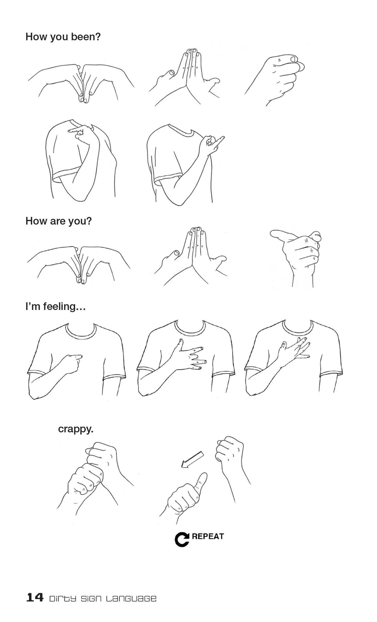 Dirty Sign Language: Everyday Slang from "What's Up?" to "F*%# Off!"